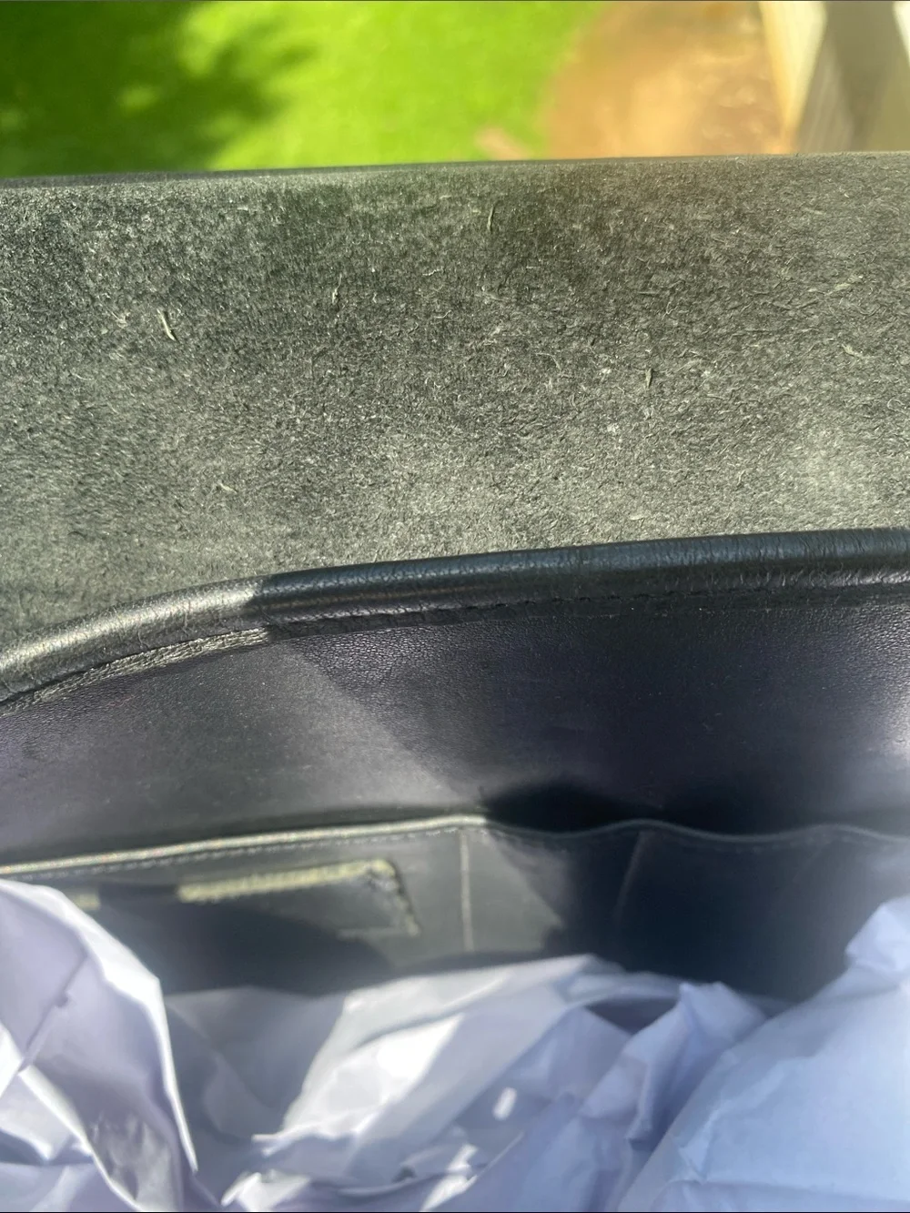 Coach Vintage Black Leather Briefcase with Gold-Tone Hardware